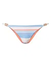 Twinset Striped Brazilian Bikini Bottoms
