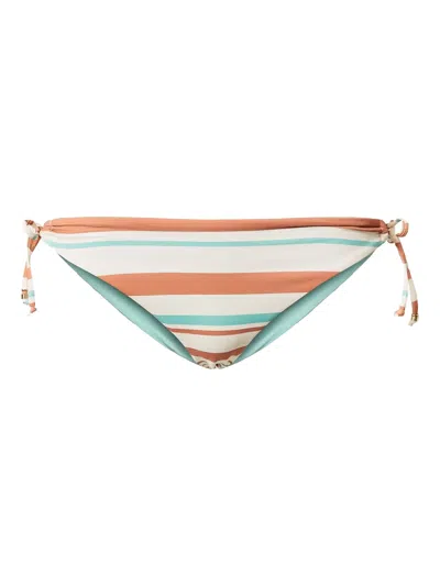 Twinset Striped Bikini Bottoms In Neutral