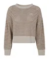 Twinset Twin-set Cozy And Stylish Knit Sweater In Brown