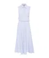 Twinset Twin-set Sleeveless Blue Midi Dress