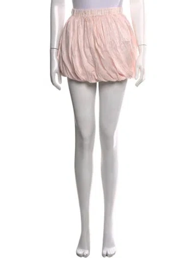 Pre-owned Twinset Striped Mini Skirt W/ Tags In Pink
