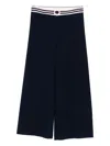 Twinset Striped-waistband Trousers In Black