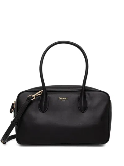 Twinset Structured Black Bag With Minimalist Design