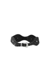 Twinset Stud-embellished Wave Belt In Black