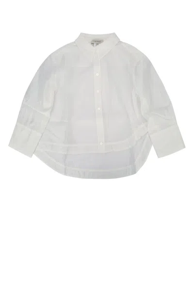 Twinset Twin-set Style Kids Shirt In Offwhite