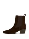 Twinset Suede Ankle Boots In Multi
