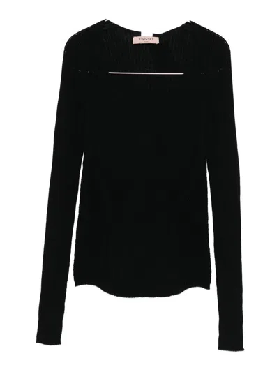 Twinset Sweater In Black