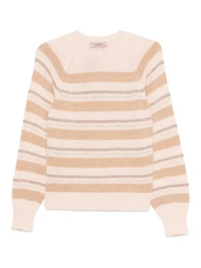 Twinset Sweater In Neutral