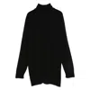 Twinset Twin-set High Neck Cashmere Blend Sweater In Black
