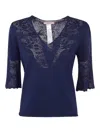 Twinset Twin-set Sweater In Blue