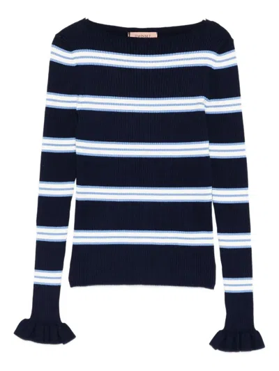 Twinset Sweater In Blue