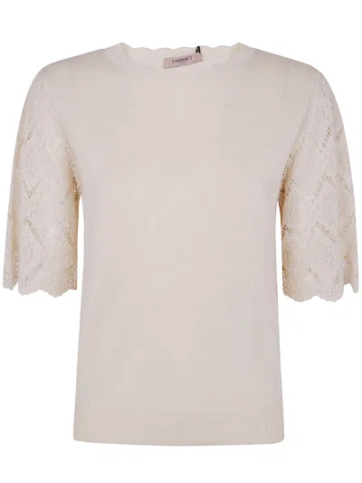 Twinset Sweater In Beige