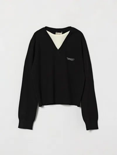 Twinset Sweater Kids In Black