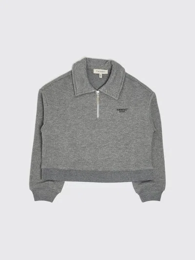 Twinset Sweater Kids Color Grey In Gray