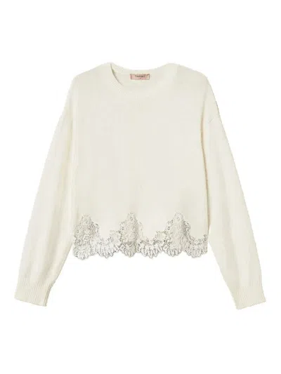 Twinset Sweaters Neve In White