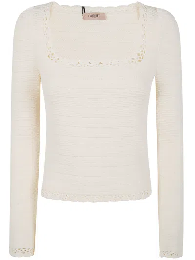 Twinset Sweater In White