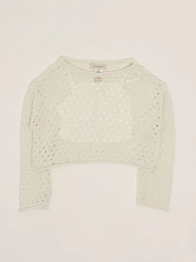 Twinset Kids' Sweater Sweater In White