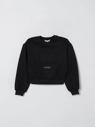 TWINSET SWEATER TWINSET KIDS COLOR BLACK,H42860002