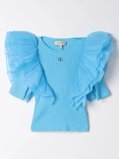 Twinset Sweater  Kids Color Turquoise