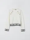 Twinset Kids Sweater With Buttons In White