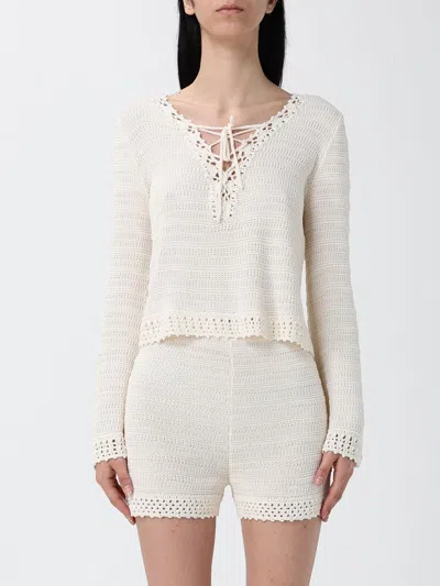 Twinset Sweater  Woman Color Beige In Neutral