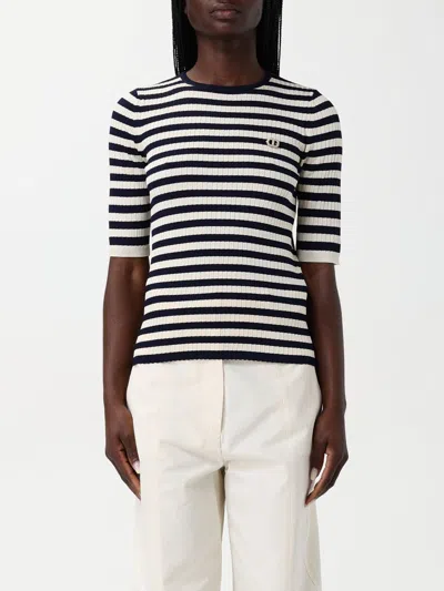 TWINSET SWEATER TWINSET WOMAN COLOR BLUE,426959009
