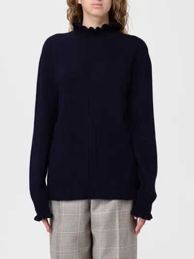TWINSET SWEATER TWINSET WOMAN COLOR BLUE,H42670009