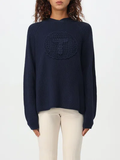 Twinset Sweater  Woman Color Blue In Blau