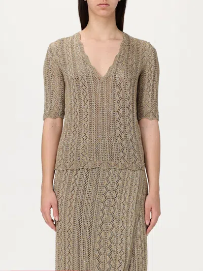 TWINSET SWEATER TWINSET WOMAN COLOR GOLD,G75160047