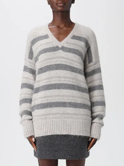 TWINSET SWEATER TWINSET WOMAN COLOR GREY,H64785020