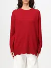 Twinset Long-sleeved Sweater In Rot