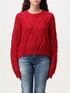 Twinset Drop-shoulder Sweater In Rot