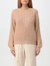 Twinset Wool Sweater In Sand