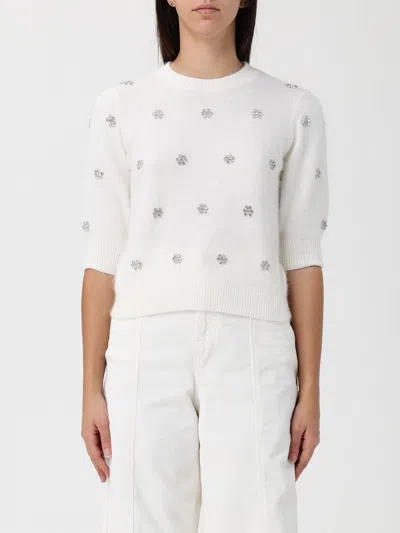 TWINSET SWEATER TWINSET WOMAN COLOR WHITE,H53495001