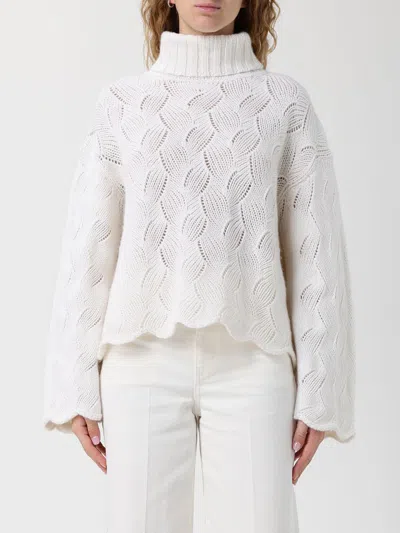 TWINSET SWEATER TWINSET WOMAN COLOR WHITE,H54474001
