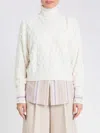 Twinset Sweater  Woman Color White In Neutral