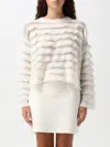 Twinset Sweater  Woman Color White In Weiss