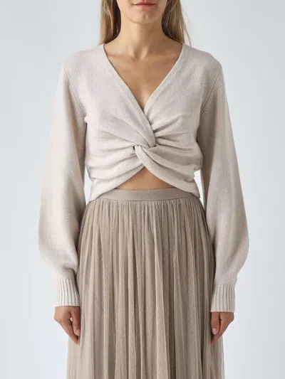 Twinset 262tt307014130 White Sweater