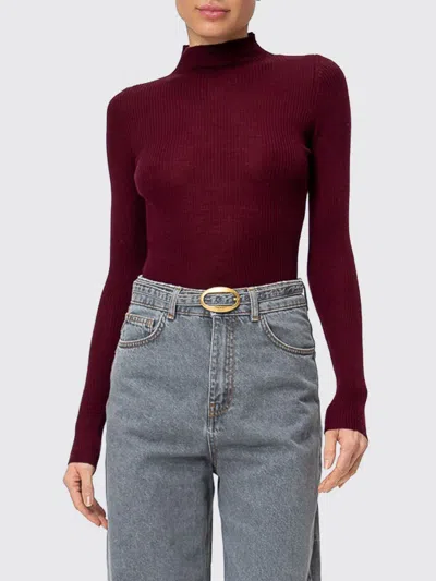 Twinset Sweater Woman Color Burgundy