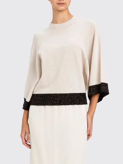 Twinset Sweater Woman Color Gold In Neutral
