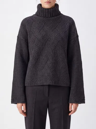 Twinset Sweater Woman Color Grey In Gray