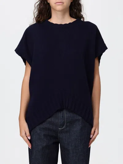 Twinset Sweater Woman Color Navy In Blue