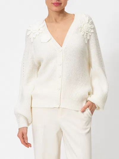 Twinset Sweater Woman Color Pearl In White