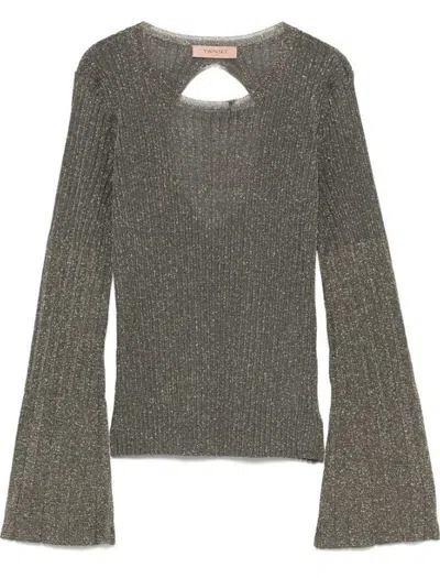 Twinset Sweaters In Beige