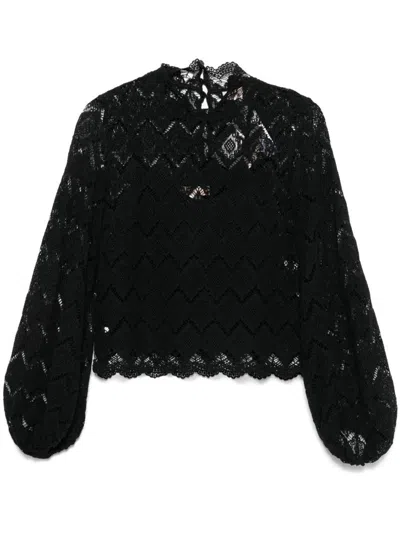 Twinset Sweaters In Black