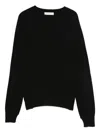 Twinset Twin-set Relaxed Cashmere Blend Sweater In Black