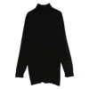 Twinset Twin-set High Neck Cashmere Blend Sweater In Black