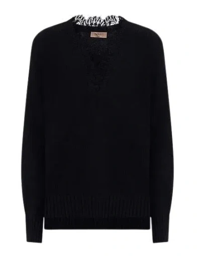 Twinset Sweaters In Black