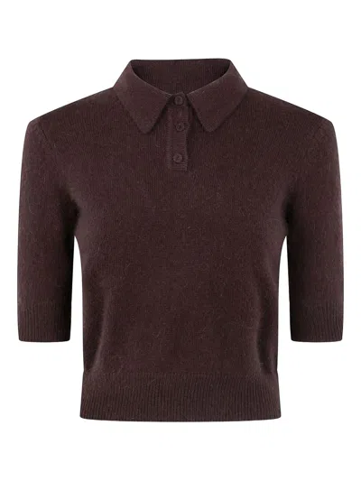 Twinset Sweaters Black Chocolate In Brown