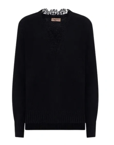 TWINSET SWEATERS BLACKS AND GREYS